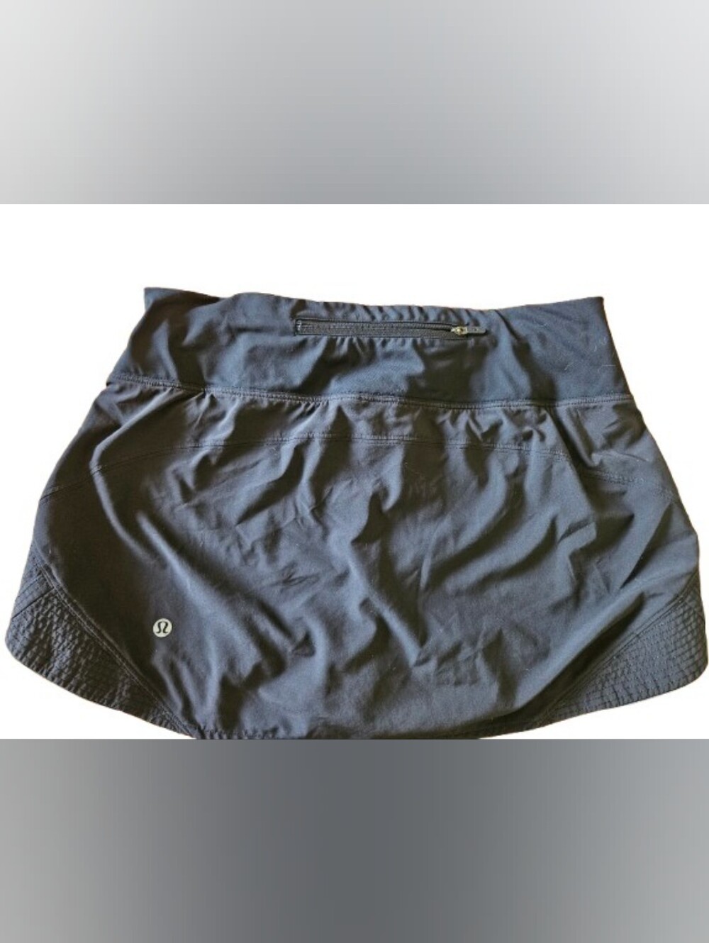 Lululemon Womens Mini Skort with Rear Zip Pocket